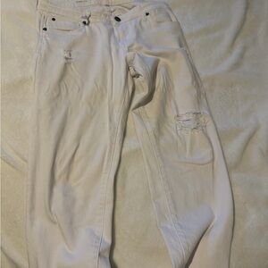 Kut from the Kloth Men's Light Tan Distressed Jeans